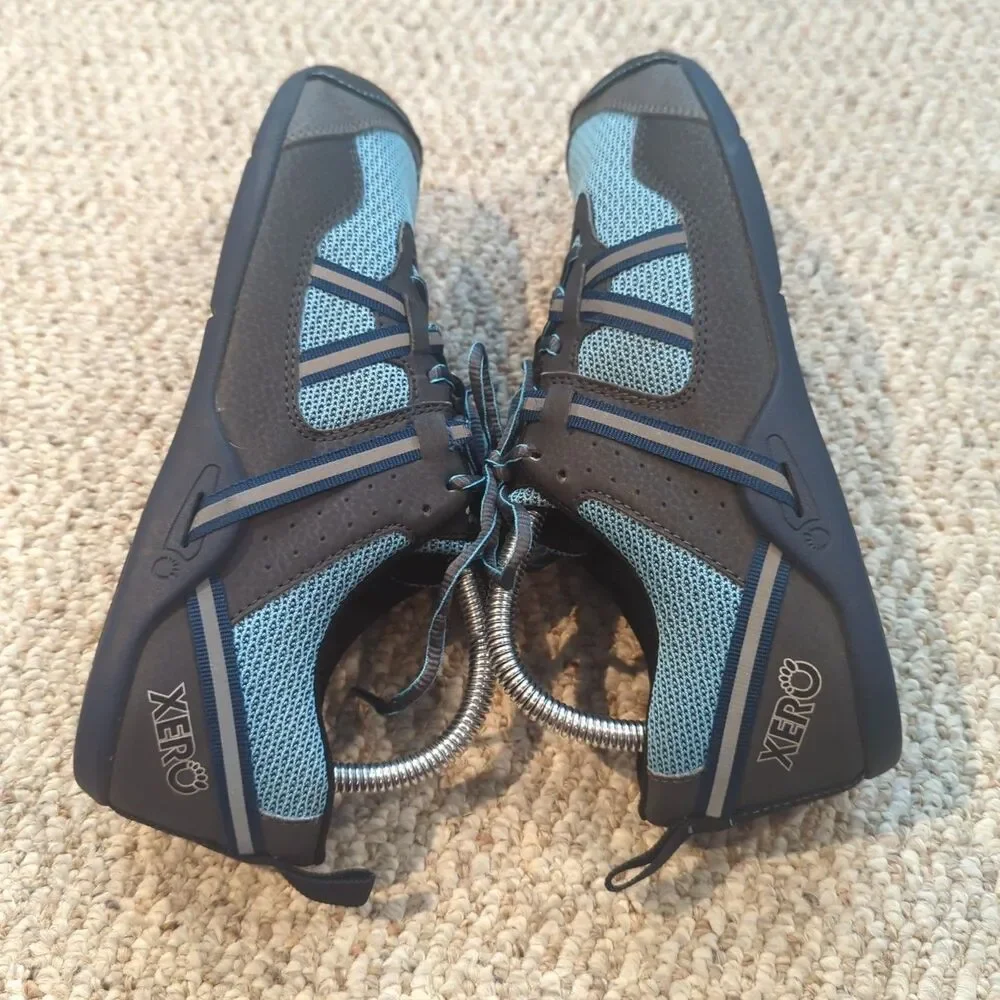 Xero Prio Lightweight Minimalist Barefoot Shoes Womens 8.5 Blue Gray Trail